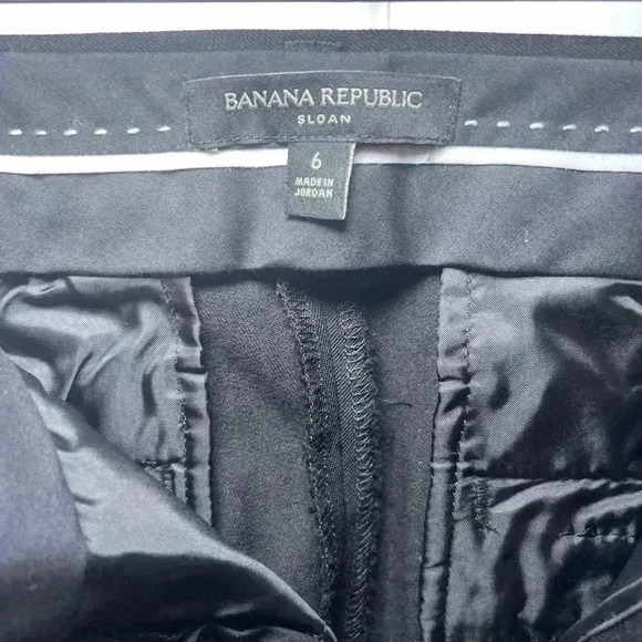 Banana Republic Sloan Slim Black Crop Pants - Picture 5 of 9